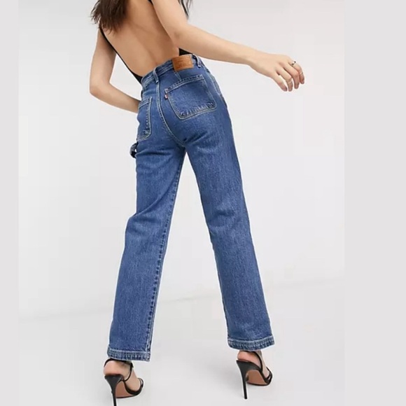 Levi's Wedgie Straight High Waisted Utility Jeans - Picture 4 of 16